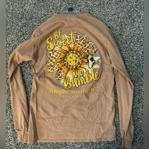 Sunflower & Butterfly Long sleeve shirt